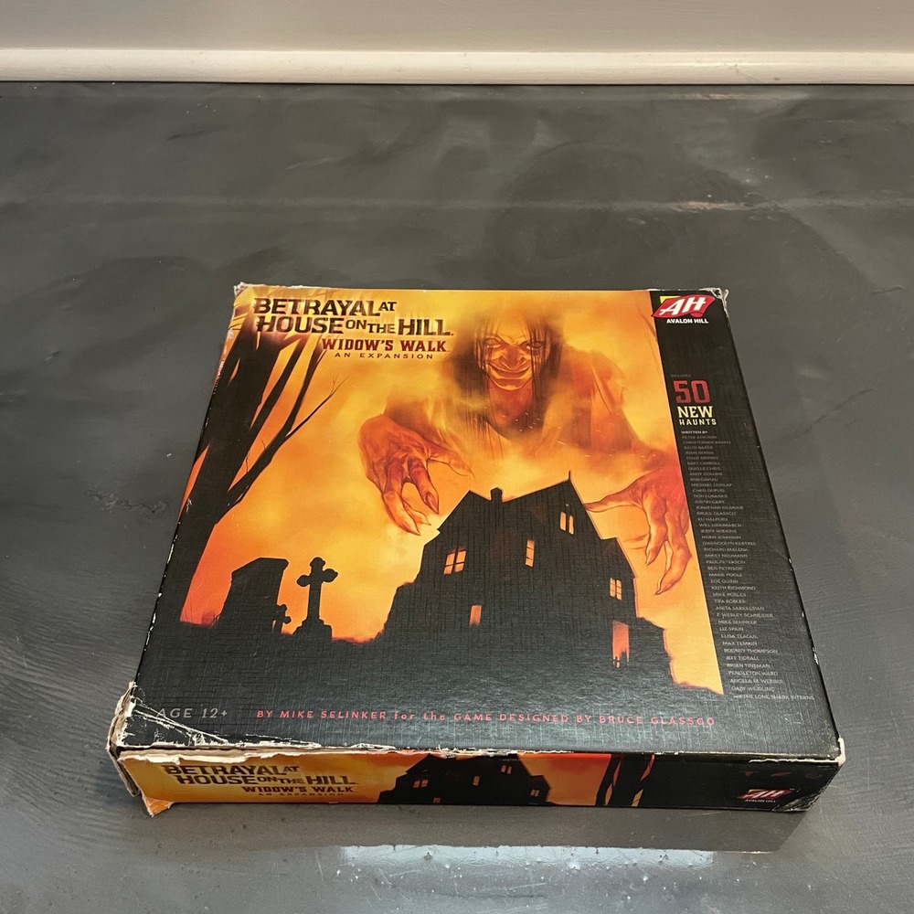 Avalon Hill Betrayal at House on the Hill Replacement Box & Pieces Board Game